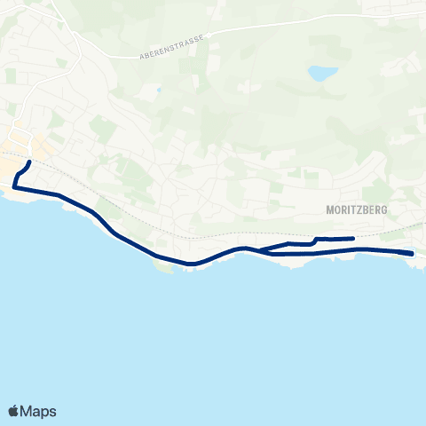 VZO - Verkehrsbetriebe Zürichsee und Oberland Stäfa, Bahnhof - Uerikon, Bahnhof map