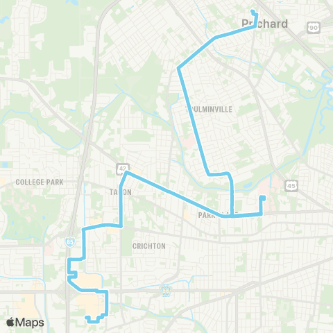 The Wave Crosstown map
