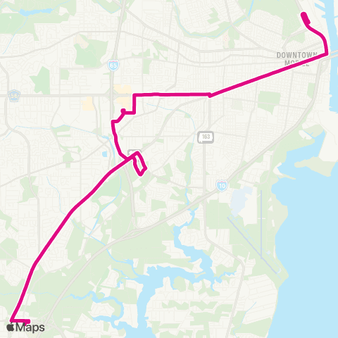 The Wave Highway 90 map