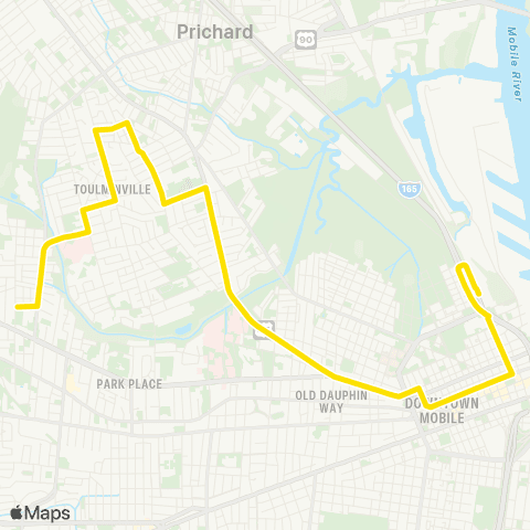 The Wave Toulminville map