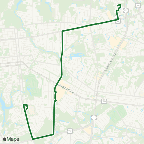 Wave Transit Independence Blvd-Medical Ctr map