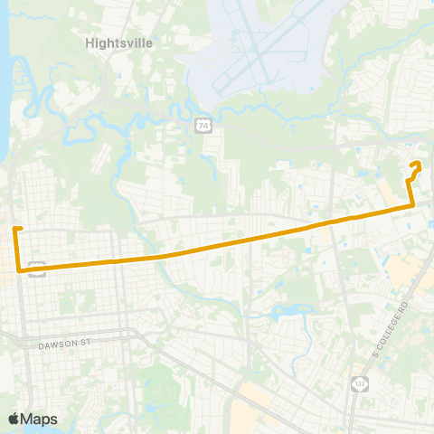Wave Transit Market St map