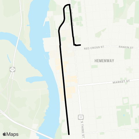 Wave Transit Port City Trolley map