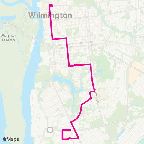 Wave Transit Greenfield-Shipyard map