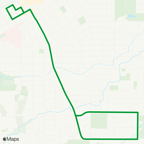 Valley Transit 2nd Avenue / Wa-Hi map