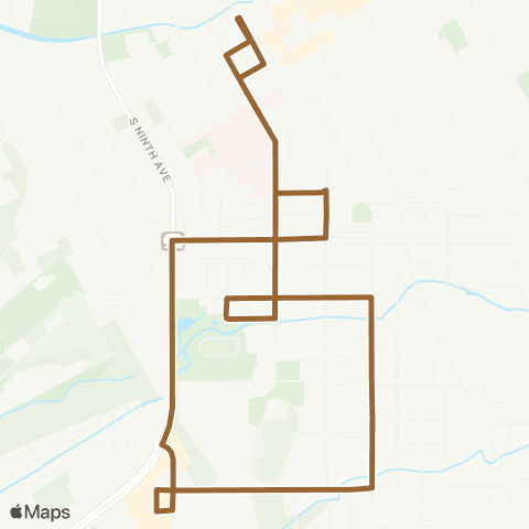 Valley Transit Fairgrounds map
