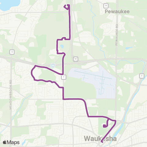 Waukesha Metro Northview map