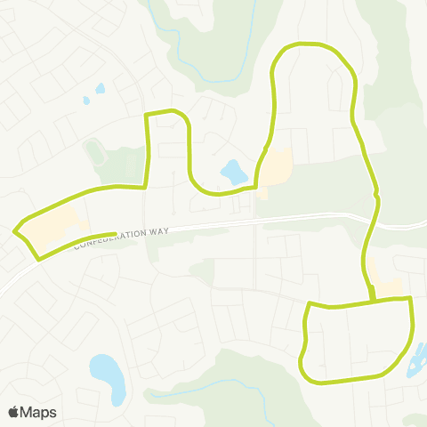 Wood Buffalo Transit Eagle Ridge / Stone Creek map