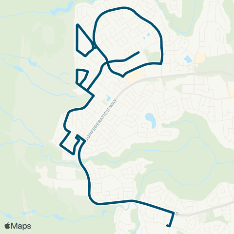 Wood Buffalo Transit Harpe_Cartier map