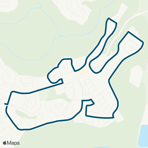 Wood Buffalo Transit Thickwood East map