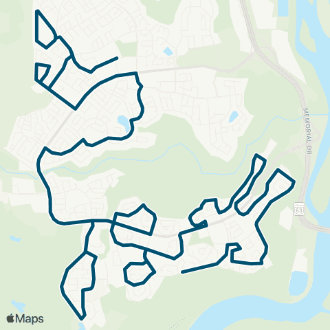 Wood Buffalo Transit Thickwood map