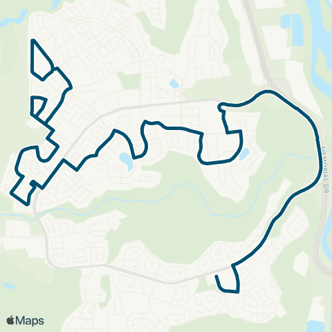 Wood Buffalo Transit Heritage / Parsons map
