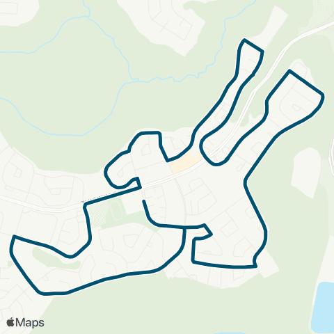 Wood Buffalo Transit Thickwood East map