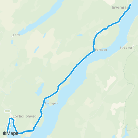West Coast Motors Argyll Arms Hotel - Front Street map