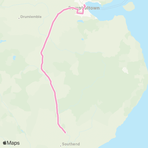 West Coast Motors Church Hall - Bus Terminus map