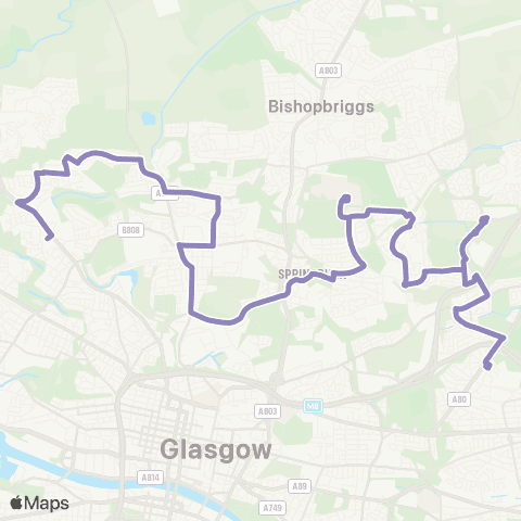 West Coast Motors Garrioch Gate - Cumbernauld Road map