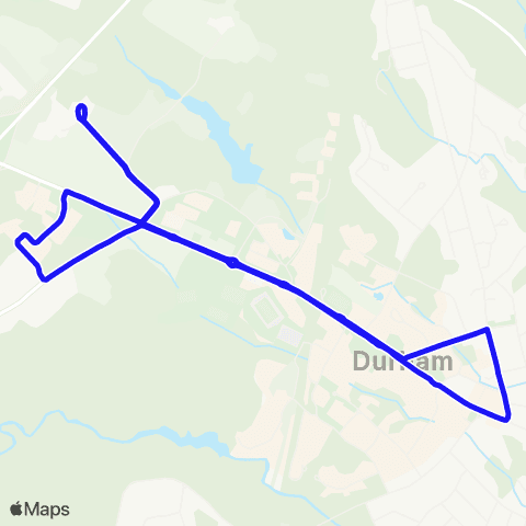 Wildcat Transit West Edge Express map