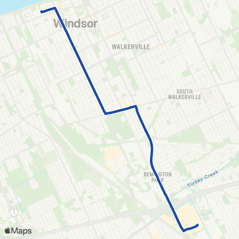 Transit Windsor Transway map