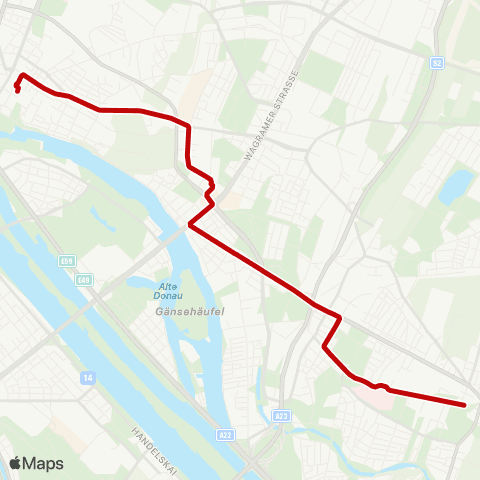 Wiener Linien Aspern, Oberdorfstraße - Floridsdorf map
