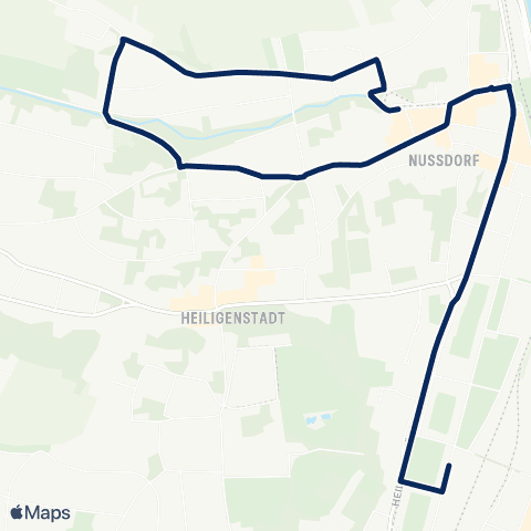 Wiener Linien Nußdorf, Beethovengang - Nußdorf Friedhof - Heiligenstädter Friedhof map