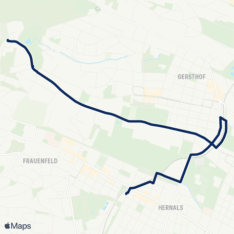 Wiener Linien Hernals - Schafberghöhe map