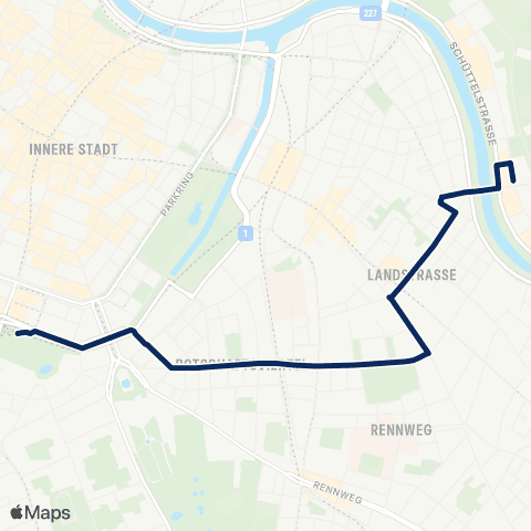 Wiener Linien Karlsplatz - Wittelsbachstraße map
