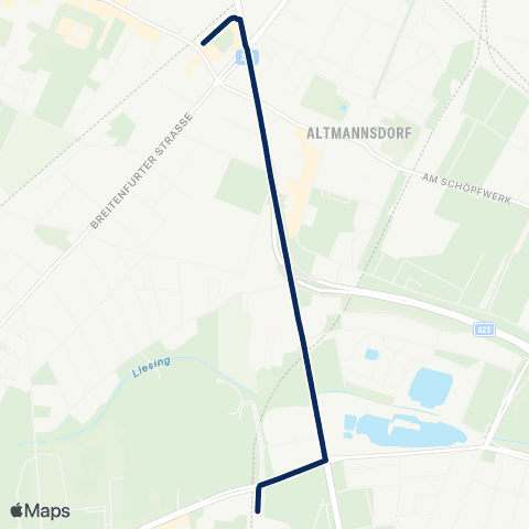 Wiener Linien Hetzendorf - Alterlaa map