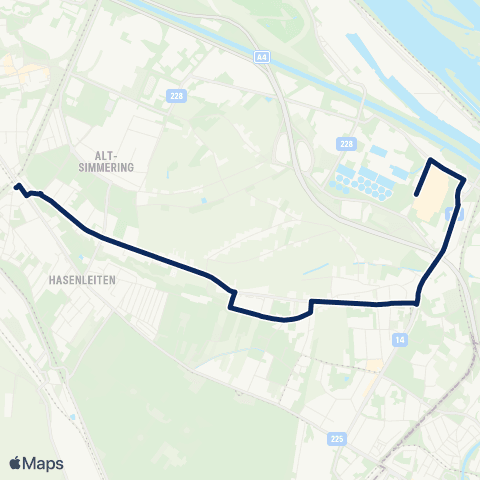 Wiener Linien Simmering - Landwehrstraße map