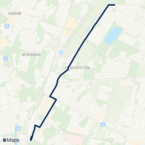 Wiener Linien Stadlau - Breitenleer St. / Arnikaweg map