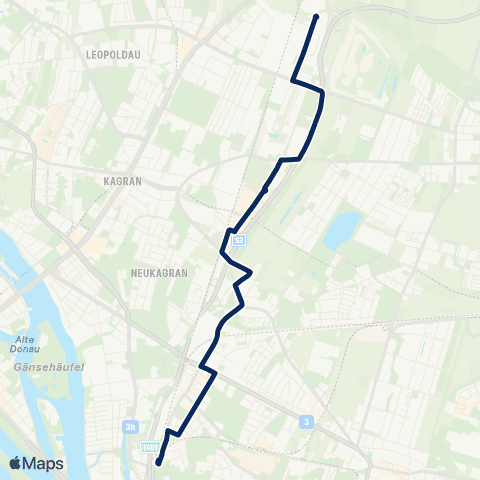 Wiener Linien Stadlau - Hermann-Gebauer-Straße map