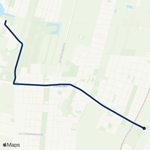 Wiener Linien Seestadt - Eßling, Stadtgrenze map