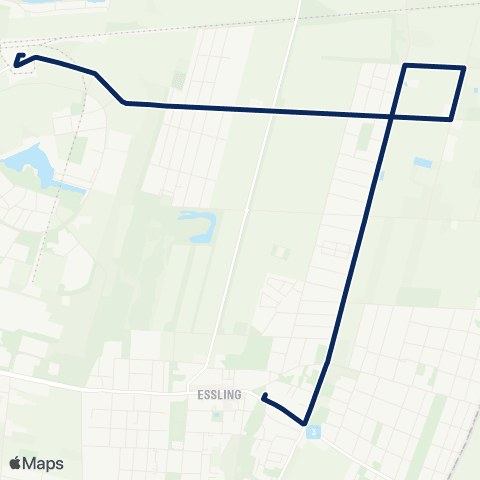 Wiener Linien Aspern Nord - Eßling Schule map