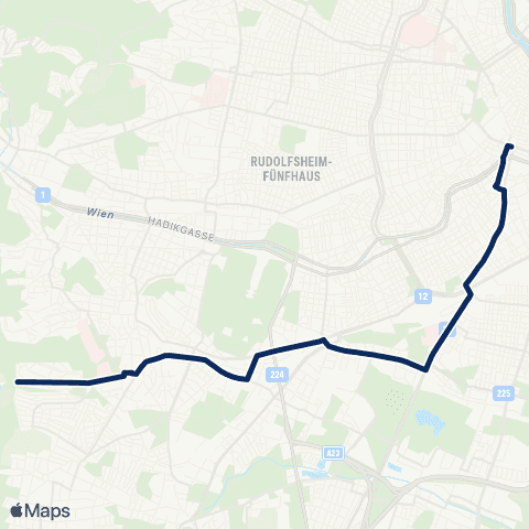 Wiener Linien Oper / Karlsplatz - Speising, Hermesstraße map
