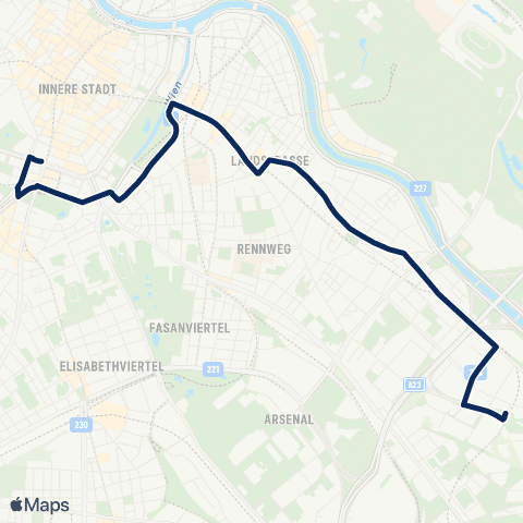 Wiener Linien Oper / Karlsplatz - Gasometer map