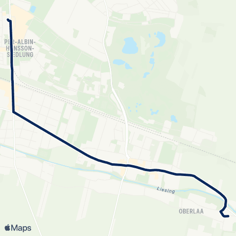 Wiener Linien Himberger Straße - Unterlaa map