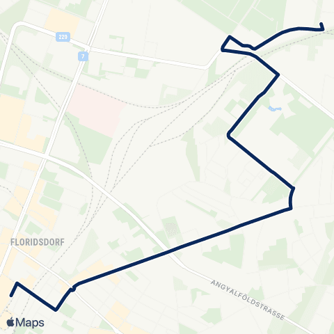 Wiener Linien Floridsdorf - Neu Leopoldau map