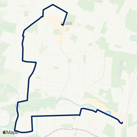 Wiener Linien Liesing - Kalksburg, Lodererweg map