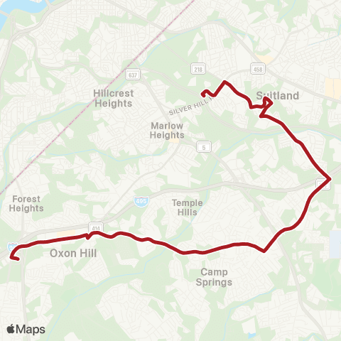 Metrobus Brinkley Rd map
