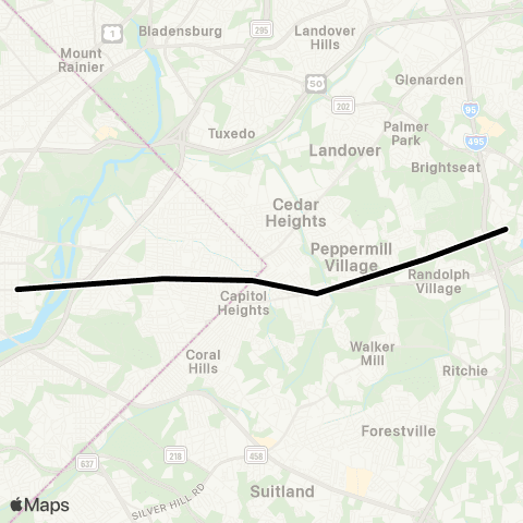 Metrorail Metrorail Bus Shuttle map