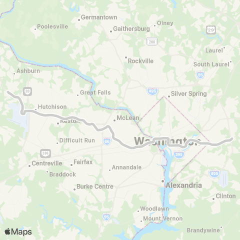 Metrorail Silver map