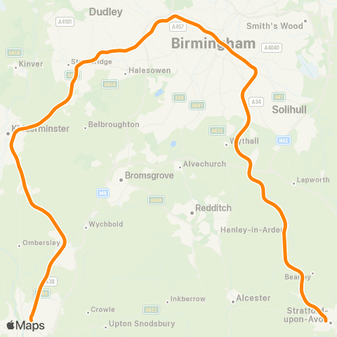 West Midlands / London Northwestern West Midlands / London Northwestern map