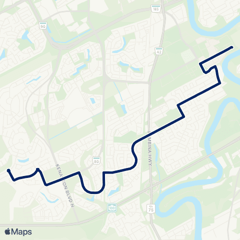 Winnipeg Transit Killarney map