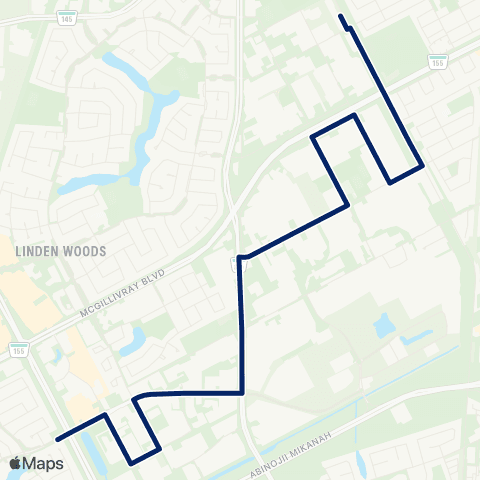 Winnipeg Transit Industrial map