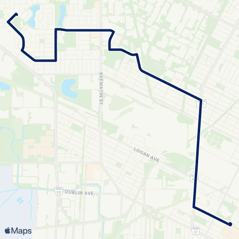 Winnipeg Transit Burrows map