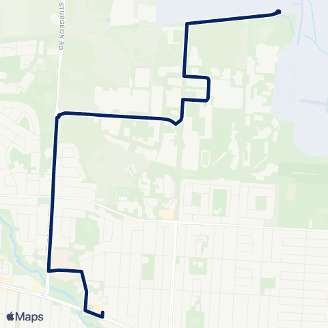 Winnipeg Transit Murray Park map