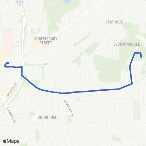 WRTA Ex North High map