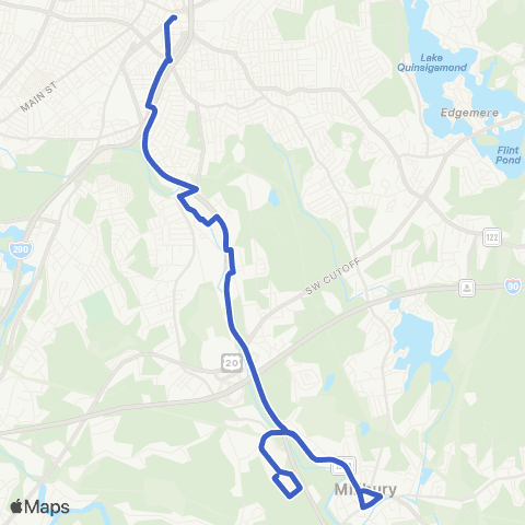 WRTA Shopes at Blackstone map