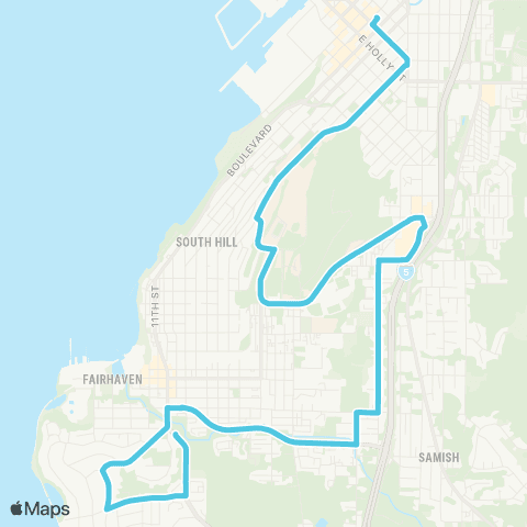 WTA Fairhaven&Downtown map