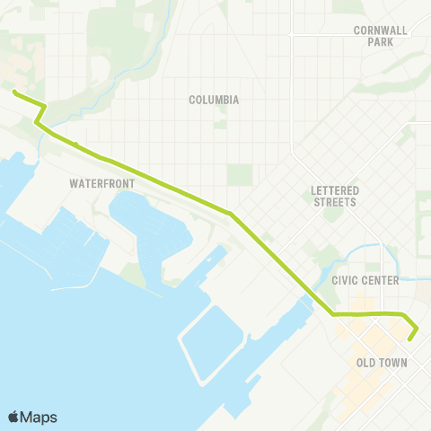 WTA Eldridge&Downtown map