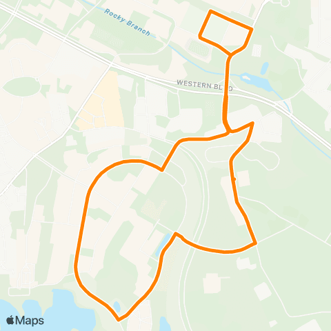 Wolfline Spring Hill Park & Ride	 map